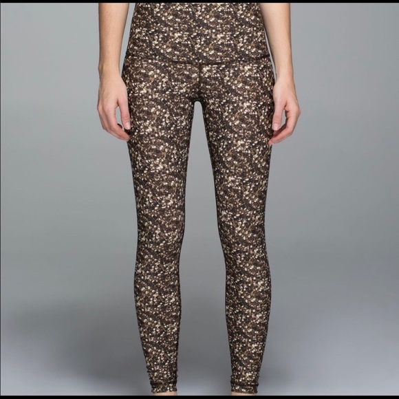 Lululemon Gold Speckle Shine Tight Full Length - Picture 2 of 8